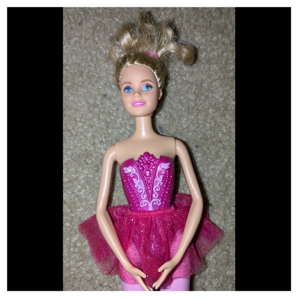 2015 Barbie doll Fairytale Ballerina Pink with Blonde Hair Ballet - Picture 2 of 6